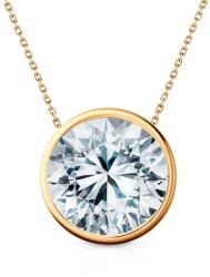 SAVICKI Colier aur 585 diamant alb de laborator 0.5 ct 45 cm - savicki - 4 555,00 RON
