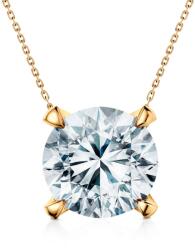 SAVICKI Colier aur 585 diamant alb de laborator 0.5 ct 45 cm - savicki - 4 288,00 RON