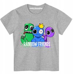 Cool. Monster Gyerek póló T-Shirt Rainbow Friends Prémium pamut Szürke (RAI01)