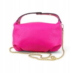 MORANTI Női kézitáska valódi bőr Hina-M Fukszia (MR-1177-02-Fuks)