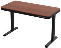 Home office asztal AKCIÓ! Elektromosan állítható magasságú Okosasztal, 72-122 cm, 4 memóriás, fiókos, USB-A, USB-C, Mahagóni színben