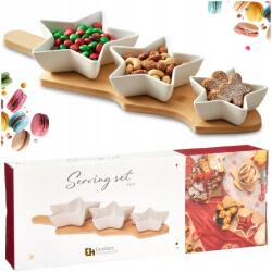 Vilde Tányér Karácsonyi snack tálak előételek tapas szószok mártások asztal (5900670111936)