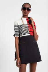 Desigual Szegecses Mini Szoknya Fekete 38-AS Desigual (19WWFW02)