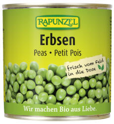 RAPUNZEL Mazare verde bio la conserva, 340 g