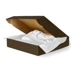 Centrum zaopatrzenia Szállítási stancolt karton Fekete 150x100x50mm 20 db