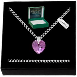 Golden Celebrity Ezüst Nyaklánc Szív Swarovski 925 Lánc Medál Anya