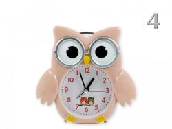  Ébresztőóra bagoly világító funkcióval 15x15cm (CQ079)