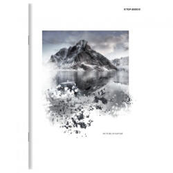 Herlitz Matt fóliás 60 lapos füzet, Hegy, vonalas (A5/60 lap) (H_2025_400183667_h)