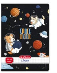 Herlitz Space Adventure kockás füzet, Űrséta (A5/27-32) (H_2025__400200761_5)