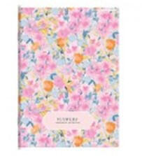 Herlitz Matt fóliás 60 lapos füzet, Kisvirágos, sima (A5/60 lap) (H_2025_400183674_vi)