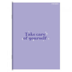 Herlitz Matt fóliás 60 lapos füzet, Lila, vonalas (A5/60 lap) (H_2025_400183667_l)