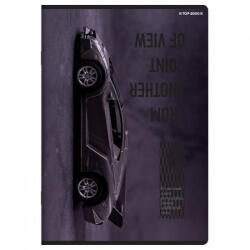 Herlitz Matt fóliás 60 lapos füzet, Autó, vonalas (A5/60 lap) (H_2025_400183667_a)