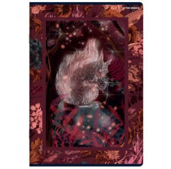 Állatos Fairy Tail Story füzet, Mókus, kockás (A5/60 lap) (H_2025_400182429_m)