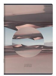  Unnatural landscape vonalas füzet, matt fóliás - lakkozott, A5/60 lap, Homok (H_2025_400182437_homok)