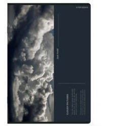  Bird's Eye vonalas füzet, matt fóliás - lakkozott, A5/60 lap, Sötétkék (H_2025_400181622_keks)