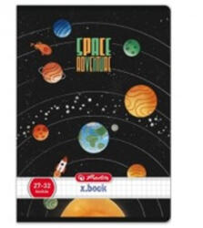 Herlitz Space Adventure kockás füzet, Bolygók (A5/27-32) (H_2025__400200761_3)
