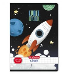 Herlitz Space Adventure kockás füzet, Űrhajó (A5/27-32) (H_2025__400200761_2)