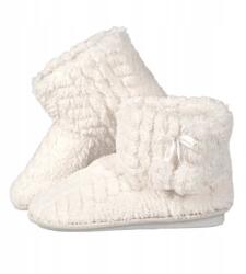 Captain Mike Női magas szárú bélelt papucs, krémszínű, Size 37 (310006639)