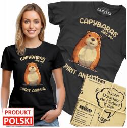 Gartees Női Póló Capybaras Are My Spirit Animal Tshirt Kapibara Nyomtatás