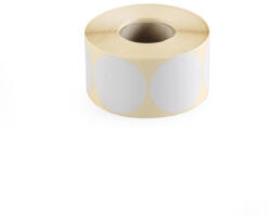  Etikett címke, 40mm, körcímke tekercses, 1000 címke/tekercs fehér (48303) - printsisters