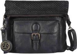 Bellicci Női bőr crossbody táska Bellicci Inge - fekete