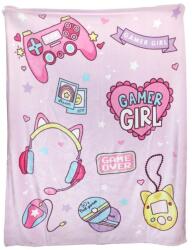  Gamer Girl coral fleece polár takaró 130x170cm (CBX236020KNL) - sandori