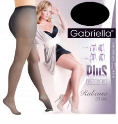 Gabriella Plus size harisnyanadrág Gabriella Rubens 20 den grafit 7