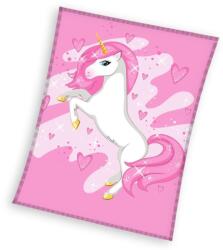  Unikornis Pink Heart polár takaró 150x200cm (CBX211009KNL) - sandori