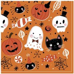  Halloween Orange Booo szalvéta 20 db-os 33x33 cm (PKK044012) - sandori