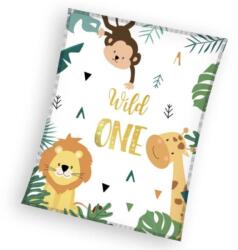  Állatos Wild One coral fleece polár takaró 110x140cm (CBX238009KNL) - sandori