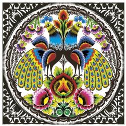  Állatos Folk Peacocks szalvéta 20 db-os 33x33 cm (PKK763778) - sandori