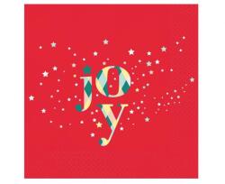  Karácsonyi Red Joy szalvéta 20 db-os 33x33 cm (MLG169096) - sandori