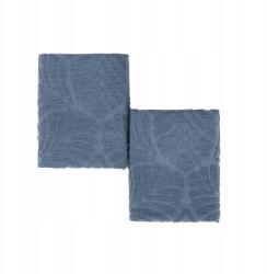 Homla Estrella Kék levélmintás törölköző szett 2*30x50 cm Homla (238190)