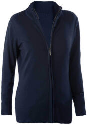 Kariban Női testhezálló cipzáras kardigán, Kariban KA962, Navy-S (ka962nv-s)
