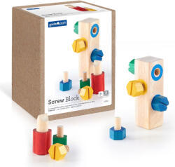 Guidecraft Screw Block, joc de indemanare cu suruburi, Guidecraft