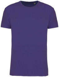 Kariban Férfi organikus rövid ujjú póló, Kariban KA3025IC, Deep Purple-XL (ka3025icdpu-xl)