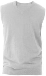 Kariban Férfi divatos V-nyakú keskeny szabású mellény, Kariban KA969, Grey Melange-M (ka969gm-m)
