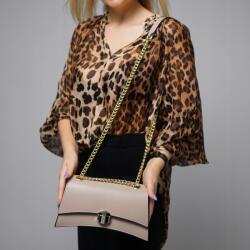 MORANTI Zanna női kézitáska valódi bőr-M Bézs (MR-1193-05-Bez)