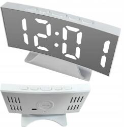 Verk Group Elektronikus óra, digitális LED, ébresztőóra, hőmérő, USB (27630)