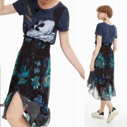 Desigual Szellős Nyári Szoknya Boho Virágok Desigual L 40