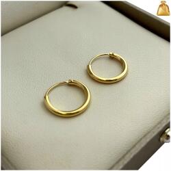 Golden Celebrity Arany Karika Fülbevaló 1, 6 CM Ezüst Aranyozott Minta 925 Ajándék