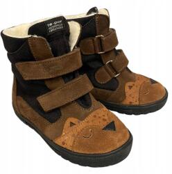 Bartuś Téli Gyerekcipő Bartuś tépőzáras béléssel Természetes Bőr R. 20 (315/SOWAbrąz)