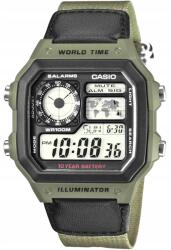 Casio férfi karóra AE-1200WHB-3BVDF retro stílusban, vízálló (AE-1200 AE-1200WHB)