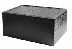 HENDI Hőszigetelő tartály Gn 1/1, 40 L, felülről tölthető, fekete (707906)