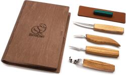 BeaverCraft Set de sculptura in lemn, in cutie BeaverCraft S09book, 6 piese (BVRCS09book)