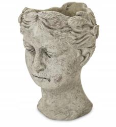 Art-Pol Virágtartó fedél fej 20 x 15 cm beton (121227)