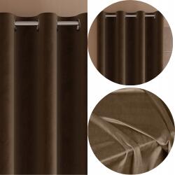 Markizeta Velúr készfüggöny Velvi 140x250 cm barna (VELVI0/ZGP/002/140250/1)