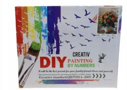 Kontext Vászonkép festés számok szerint vászon szett 40x50cm Virágok (44974)