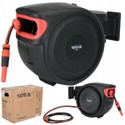 TOYA Kerti Víztömlő 25MÉTER 1/2'' Automata Tekercselővel YT-90101 (YT-90101)