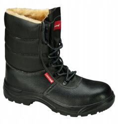 LAHTI PRO Bélelt Zokni Bőr Magasszárú FEKETE, S3 SRC, 42, CE, LAHTI (L30302)